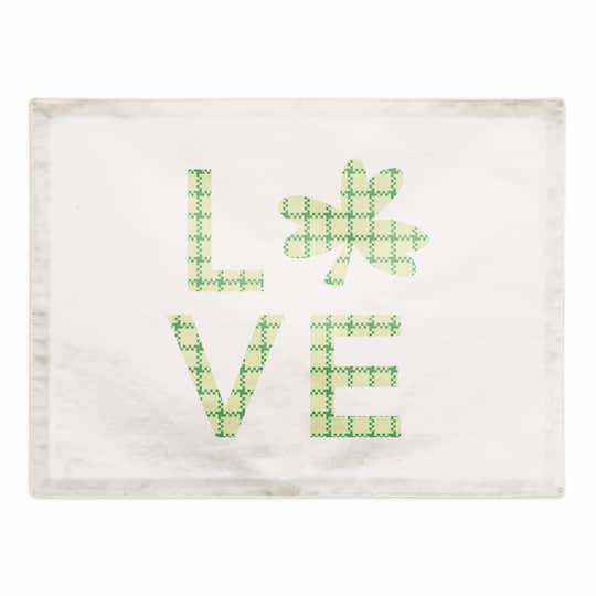 Love Clover Poly Twill Placemat